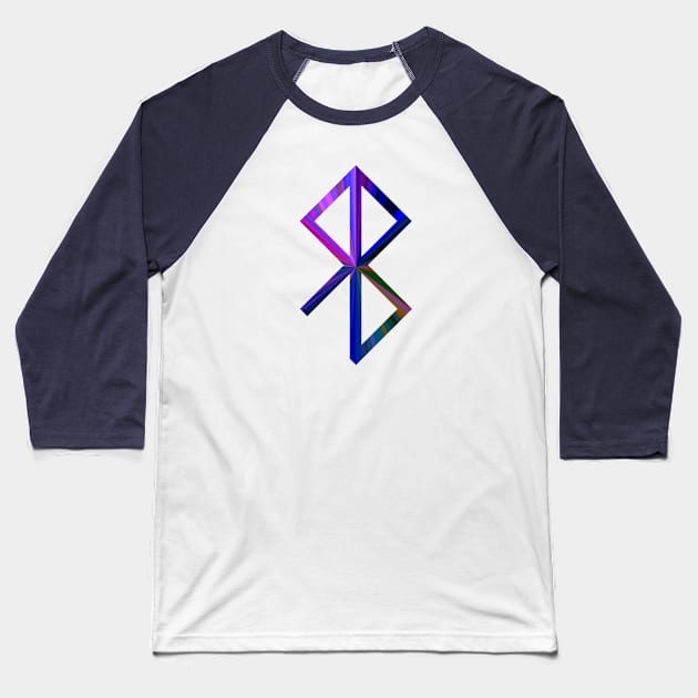 Viking Peace Symbol Baseball T-Shirt by Lyvershop